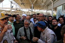 گزارش خبرنگار مهر از بازدید رئیس ستاد مرکزی اربعین از مرز خسروی