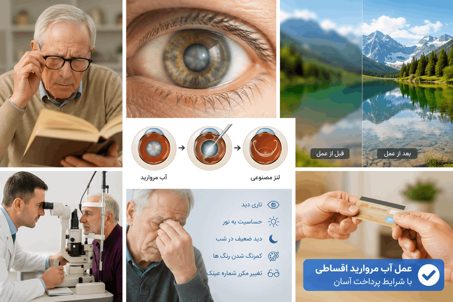 اگر عمل آب مروارید را به تأخیر بیندازیم، چه اتفاقی برای چشم میافتد؟