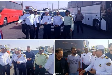 بازدید رئیس پلیس راهور فراجا از محور مواصلاتی «سیرجان به هرمزگان»