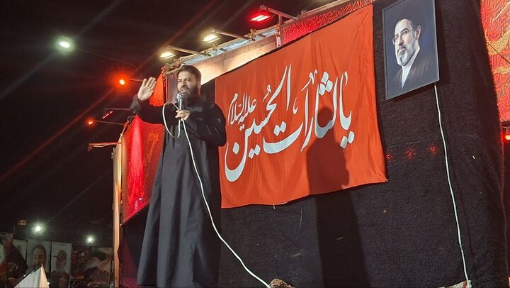 حضور امام جمعه کشمیر در تجمعات شبانه مشهد حضور امام جمعه کشمیر در تجمعات شبانه مشهد