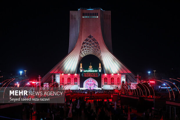 رویداد «محرم شهر» در میدان آزادی تهران