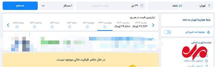 بلاتکلیفی زائران اربعین؛ خبری از فروش بلیت هواپیما با نرخ مصوب نیست