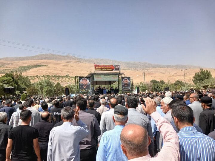 پیکر شهید «احسان ماهور بختیاری» در دورود تشییع و به خاک سپرده شد