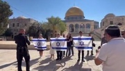 2300 سے زائد صہیونی آبادکاروں کا بن گویر کی نگرانی میں مسجد اقصی پر دھاوا+تصاویر