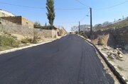 ۳۰ هزار متر مربع آسفالت معابر روستایی در هلیلان انجام شد