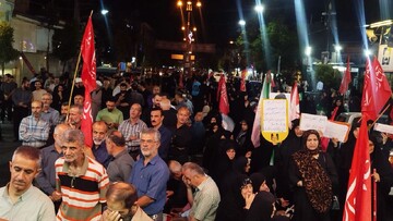 راهپیمایی حماسی مردم آستانه اشرفیه در خیابان به شب ۱۴۴ رسید
