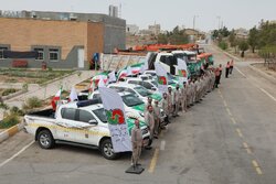 اعزام کاروان راهداری سمنان به مرز مهران برای خدمت به زائران اربعین