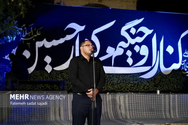 عزاداری هنرمندان کرمانی در رثای امام حسین (ع)