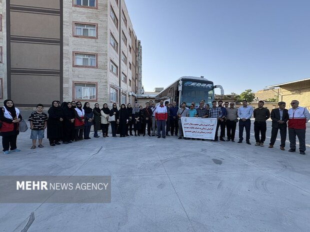 محبان: نخستین کاروان درمانی هلال‌احمر خراسان شمالی راهی نجف اشرف شد