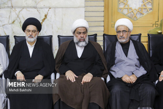 مراسم گرامیداشت رهبر شهید از سوی عتبه حسینیه در قم
