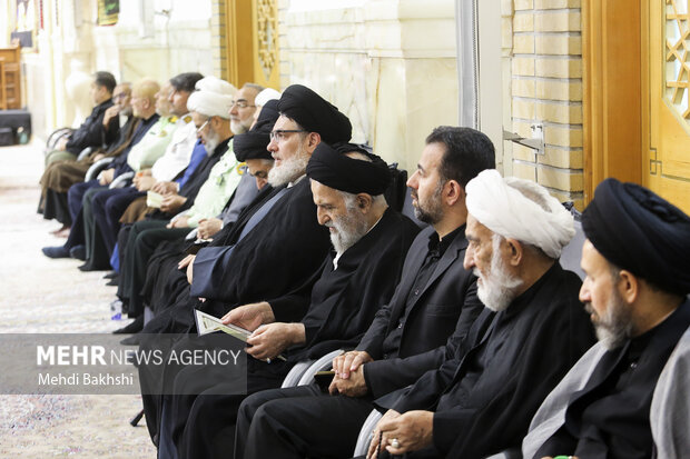 مراسم گرامیداشت رهبر شهید از سوی عتبه حسینیه در قم