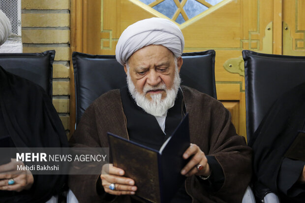 مراسم گرامیداشت رهبر شهید از سوی عتبه حسینیه در قم