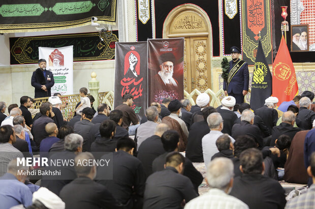 مراسم گرامیداشت رهبر شهید از سوی عتبه حسینیه در قم