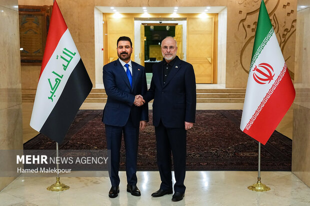 دیدار نخست وزیر عراق با محمدباقر قالیباف