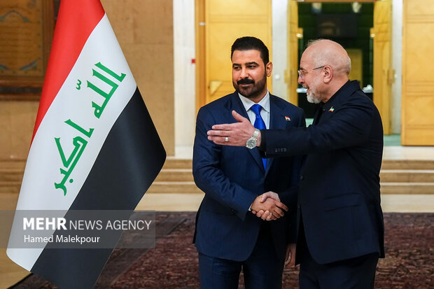 دیدار نخست وزیر عراق با محمدباقر قالیباف