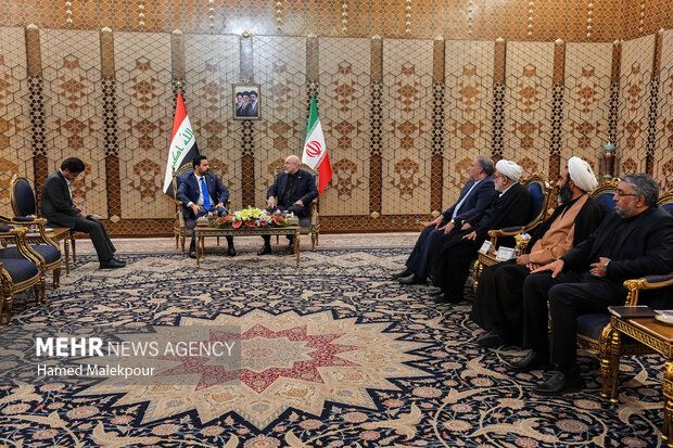 دیدار نخست وزیر عراق با محمدباقر قالیباف