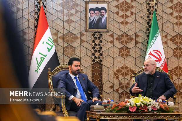 دیدار نخست وزیر عراق با محمدباقر قالیباف