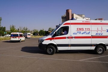 اعزام اورژانس همدان به پایانه مرزی خسروی برای خدمات به زائران اربعین