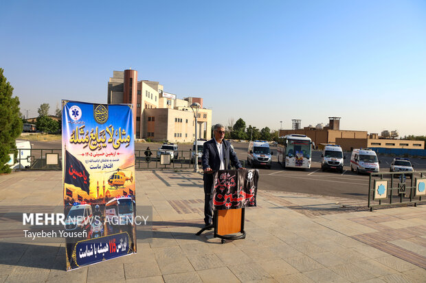 اعزام کاروان بهداشت و درمان اربعین حسینی استان همدان به مرز خسروی