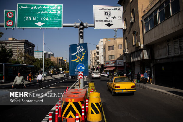 آیین‌ بهره‌برداری از هفت پروژه تاثیرگذار عمرانی شهر تهران
