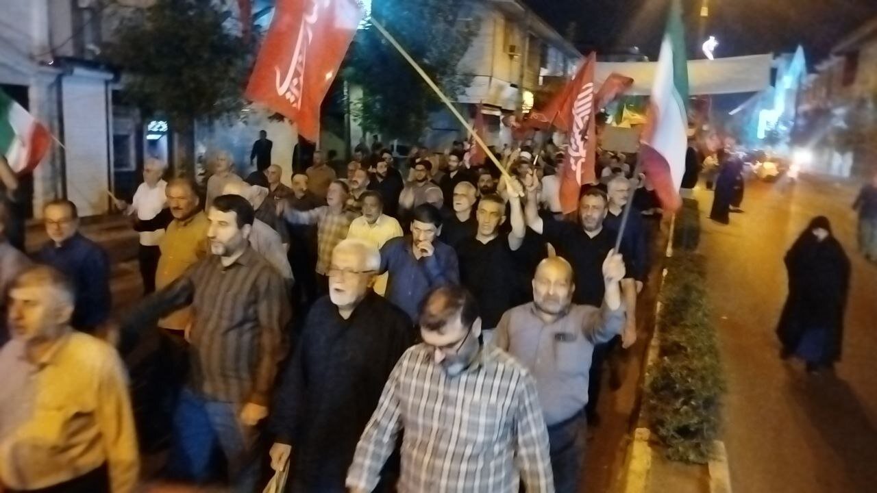 صد و چهل و ششمین حضور حماسی مردم آستانه اشرفیه در خیابان