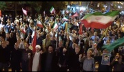 تداوم حضور پرشور مردم گالیکش در اجتماع شبانه