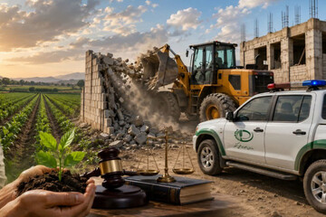 قلع و قمع ۱۴۱۸ ساخت‌وساز غیرمجاز در آذربایجان شرقی