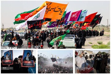 ایران جان فدا در مسیر اباعبدالله با زمزمه «مثلی لا یبایع مثل یزید»