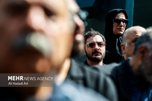 Funeral of veteran Iranian veteran actor “Akbar Abdi”
