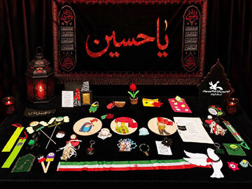 ۱۸۰۰ دست‌سازه حسینی کودکان گیلانی راهی مسیر اربعین شد