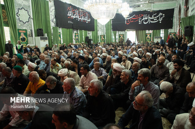 گرامیداشت پانزدهمین روز تدفین پیکر مطهر امام شهید در گرگان