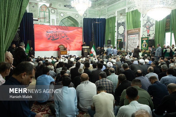 گرامیداشت پانزدهمین روز تدفین پیکر مطهر امام شهید در گرگان