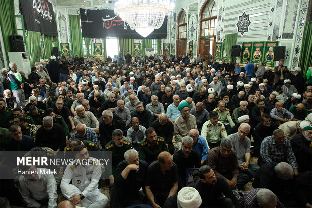 گرامیداشت پانزدهمین روز تدفین پیکر مطهر امام شهید در گرگان