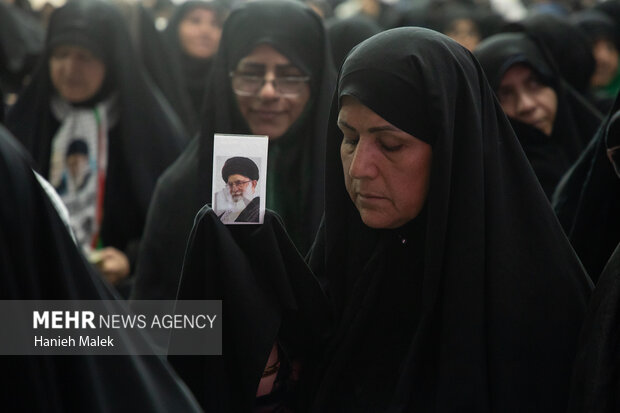 گرامیداشت پانزدهمین روز تدفین پیکر مطهر امام شهید در گرگان