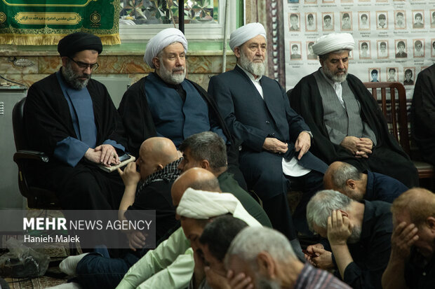 گرامیداشت پانزدهمین روز تدفین پیکر مطهر امام شهید در گرگان
