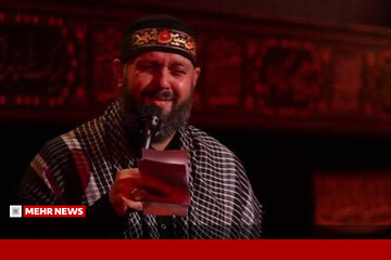 همخوانی مداحی «باید برخاست» در مسیر نجف به کربلا