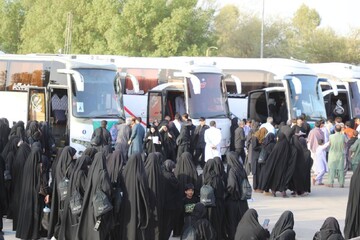 اعزام بیش از ۱۷۰۰زائر اربعین حسینی از سیستان و بلوچستان به مرزهای غربی