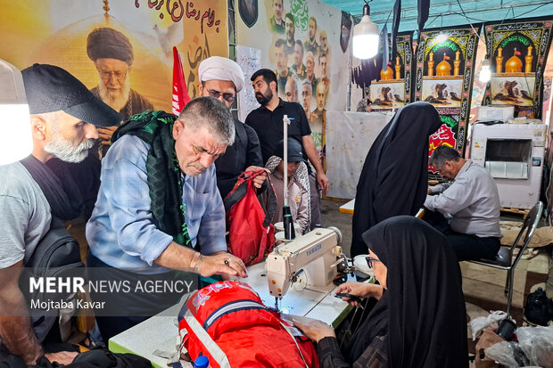 تردد زوار اربعین حسینی در مرز مهران