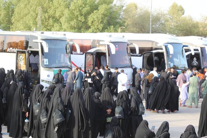 اعزام بیش از ۱۷۰۰زائر اربعین حسینی از سیستان و بلوچستان به مرزهای غربی