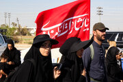 ئاڵای تۆڵەی خوێنی ڕێبەری شەهیدی ئێران لە تەریقولحسێن