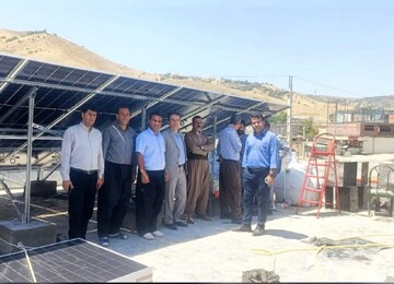 بهره‌برداری از نخستین نیروگاه خورشیدی ۲۰ کیلوواتی دهیاری‌های سرشیو