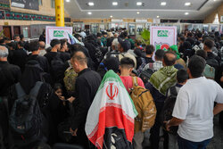 وضعیت تردد در مرز شلمچه؛ خیل زائران در حال رفتن به اربعین