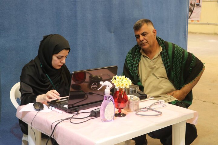 ایزدپناه: درمانگاه هلالاحمر استان بوشهر به زائران اربعین خدمات میدهد