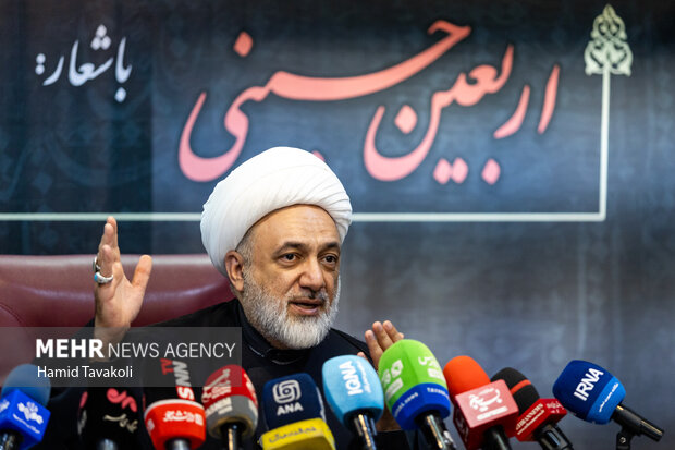 نشست خبری پیاده‌روی جاماندگان اربعین