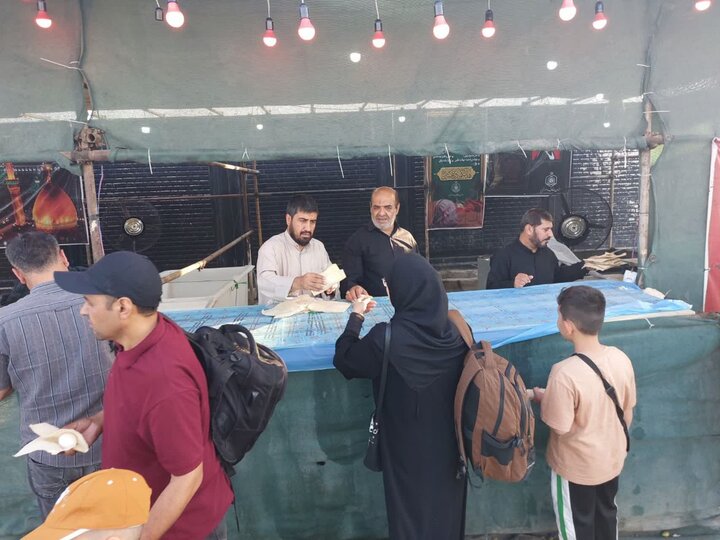 تامین روزانه سفره ۱۳ هزار زائر در شلمچه توسط اوقاف کهگیلویه وبویراحمد