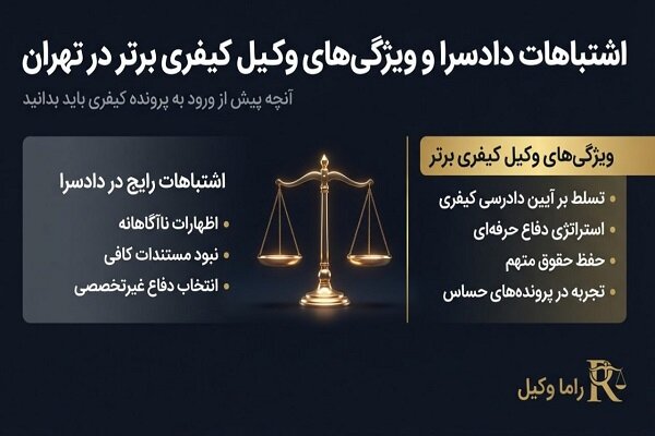 اشتباهات جبران‌ناپذیر در دادسراها؛ ویژگی‌های پنهان وکیل کیفری در تهران