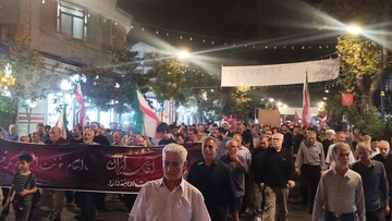 صد و پنجاه و چهارمین حضور مردم آستانه اشرفیه در خیابان