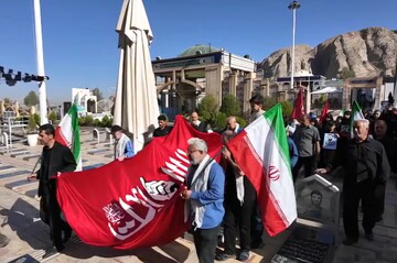 تجدید میثاق کاروان «جان‌فدایان آذربایجان» با آرمان‌های شهید سلیمانی