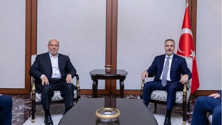 رایزنی رئیس جدید دفتر سیاسی حماس با وزیر خارجه ترکیه در آنکارا رایزنی رئیس جدید دفتر سیاسی حماس با وزیر خارجه ترکیه در آنکارا