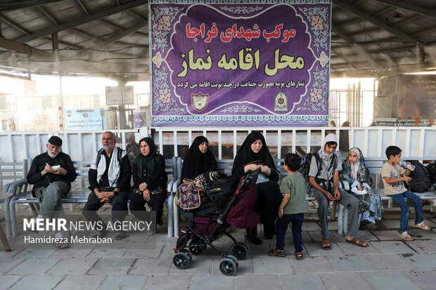 تردد زائرین اربعین حسینی در مرز مهران